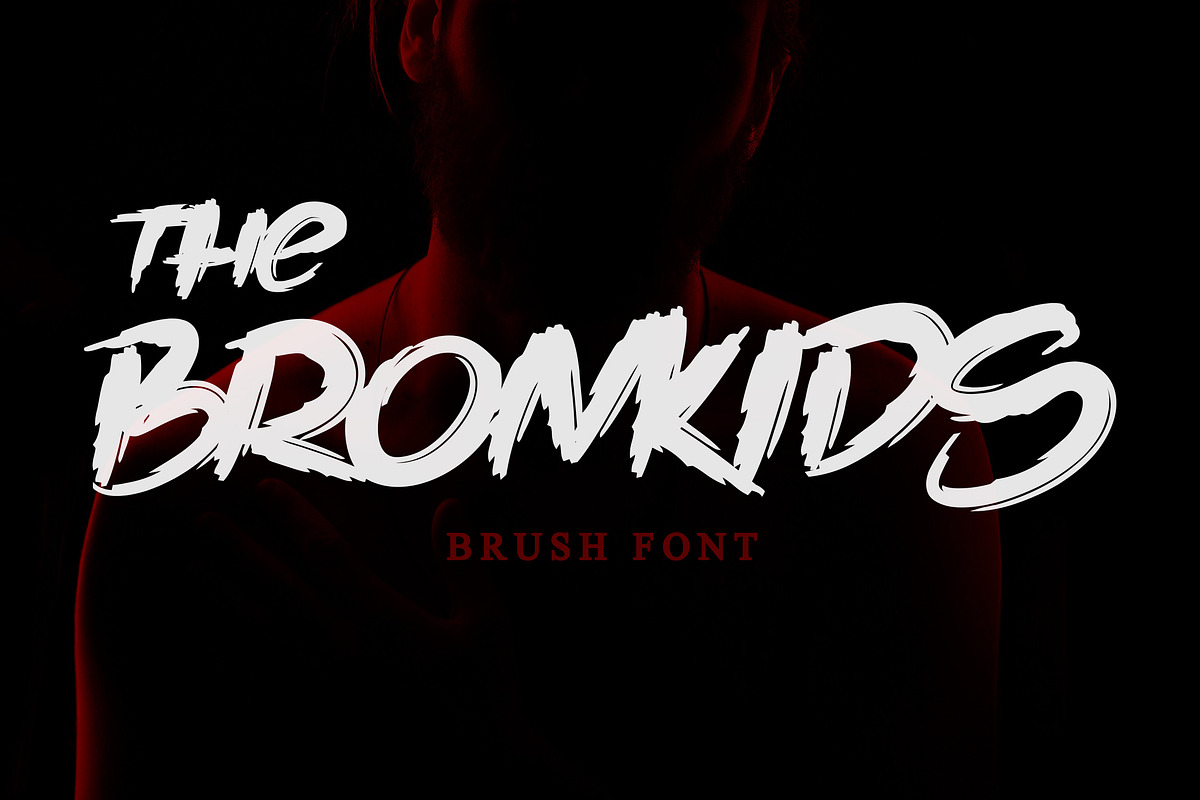 The Bronkids // Brush Font