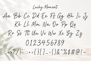 Lucky Moment Font, a Handwritten Font by Meow Creation (Thumbnail 3 of 11)