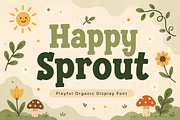 Happy Sprout, a Slab Serif Font by Wow Magic (Thumbnail 1 of 5)