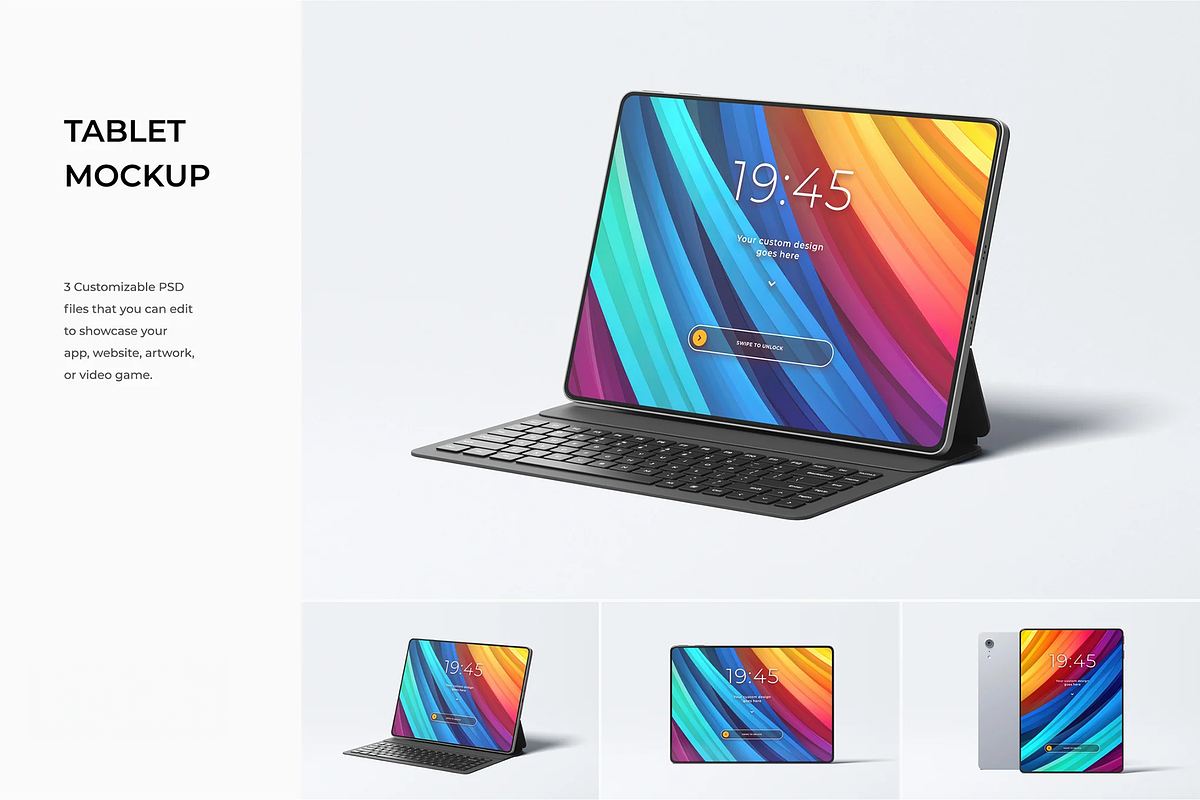 Tablet Mockup, an iPad Mockup by Xtrahive (Photo 1 of 5)