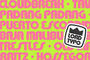 Zippers — Retro Surfy Display Font, a Font by Mikey Weeks (Thumbnail 2 of 8)