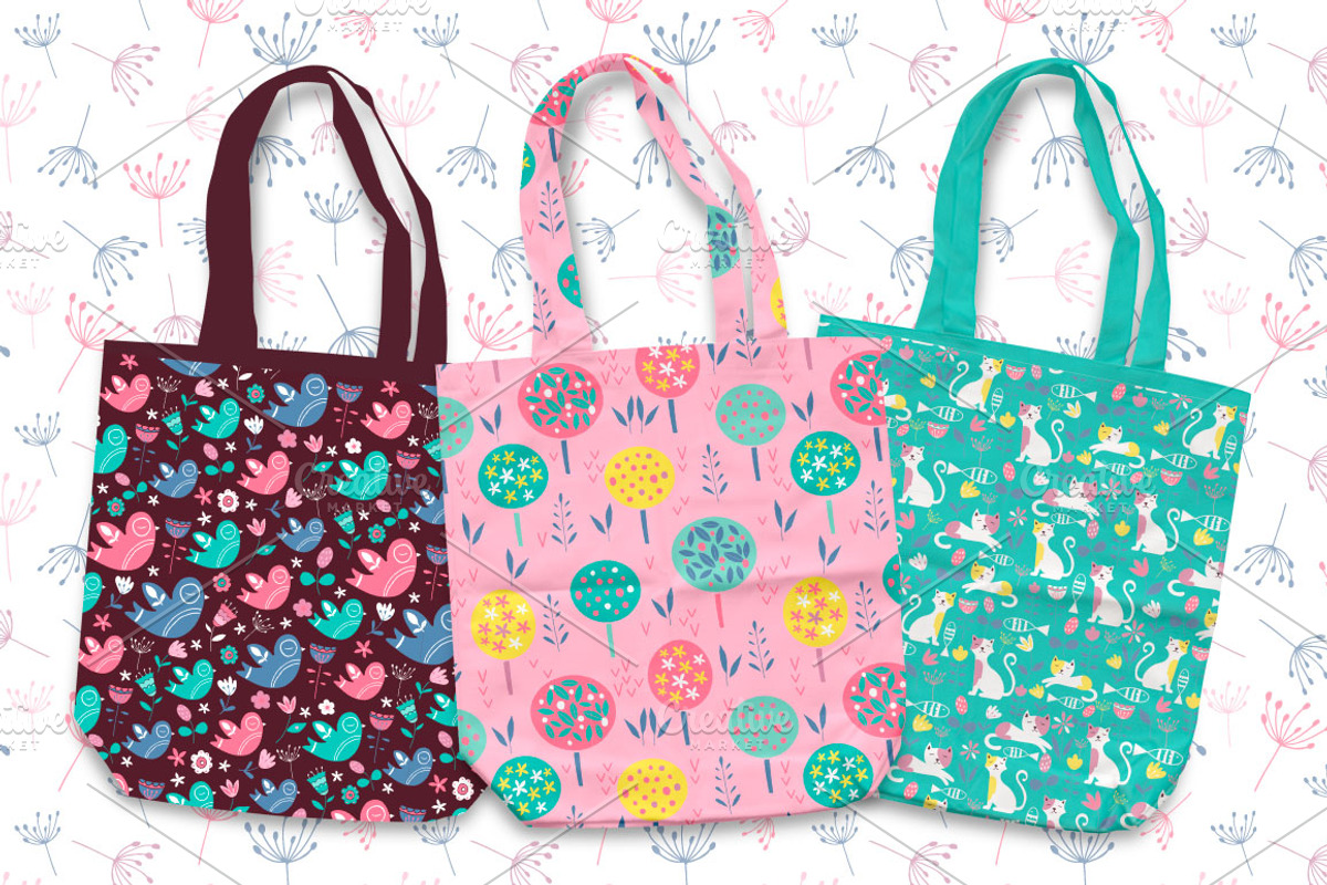 for GIRLS Seamless Patterns, a Pattern Graphic by Katya_lu (Photo 4 of 9)