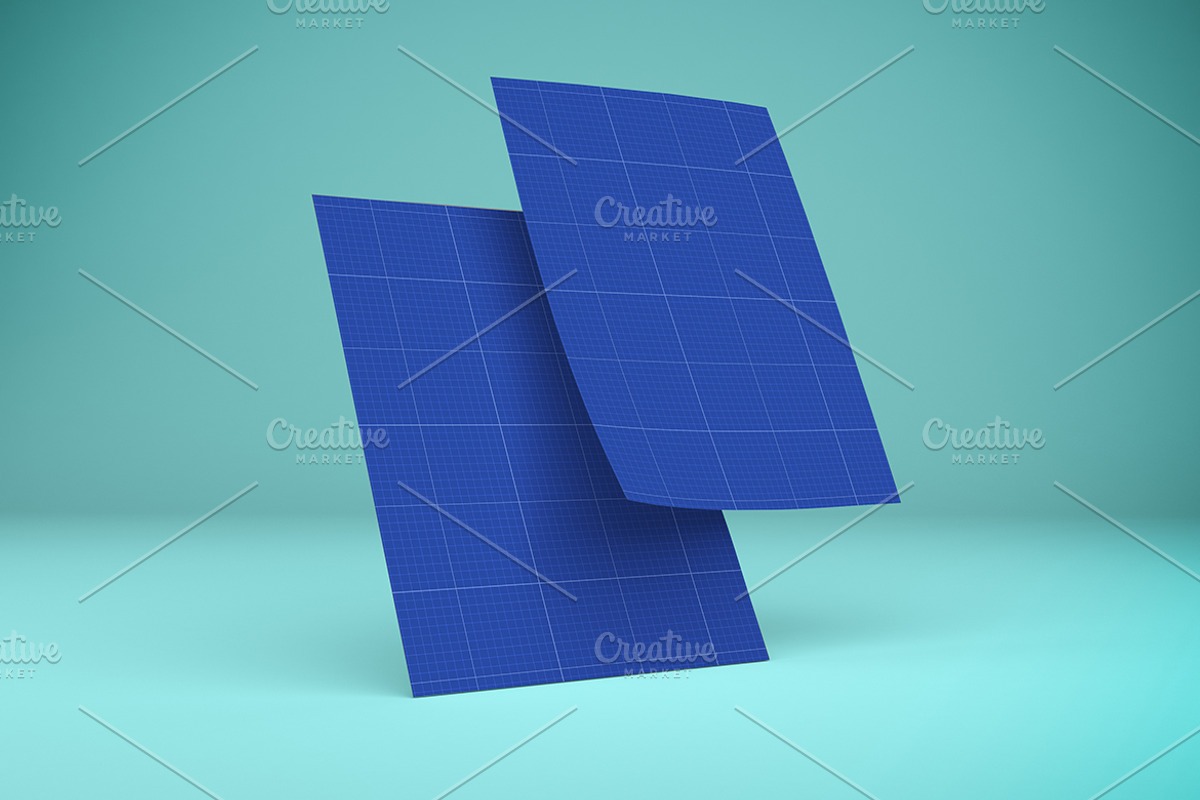 Flyer V.3 Mockup, an Advertising Mockup by Qaleb Studio (Photo 10 of 13)