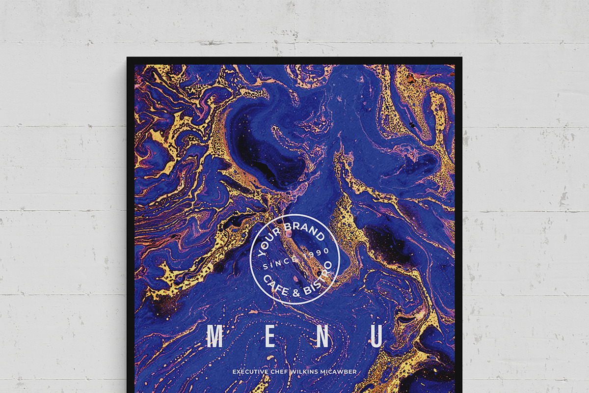 Modern Menu Template, a Flyer Template by BrandPacks (Photo 5 of 7)
