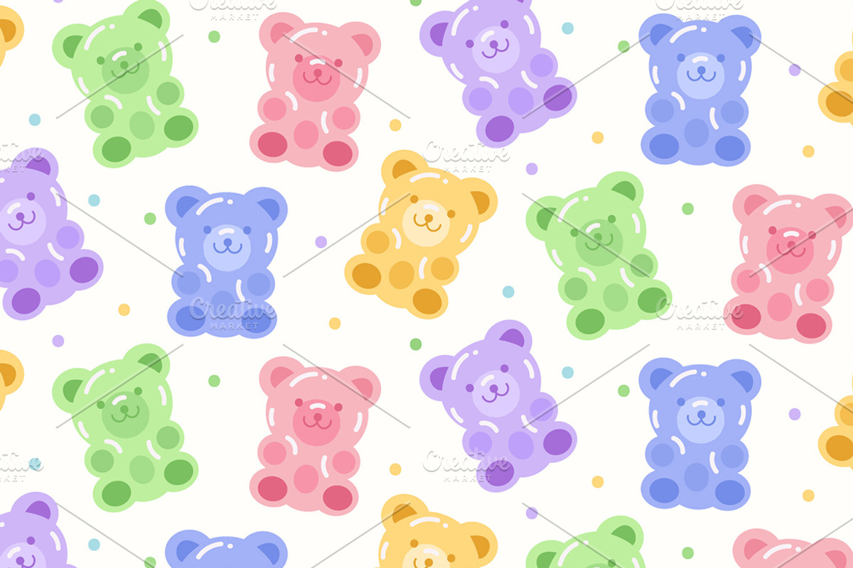 Flat Cat Pastel Color Pattern, a Pattern Graphic by MISS CHATZ (Photo 3 of 3)