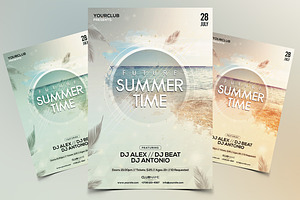 Future Summer - PSD Flyer Template