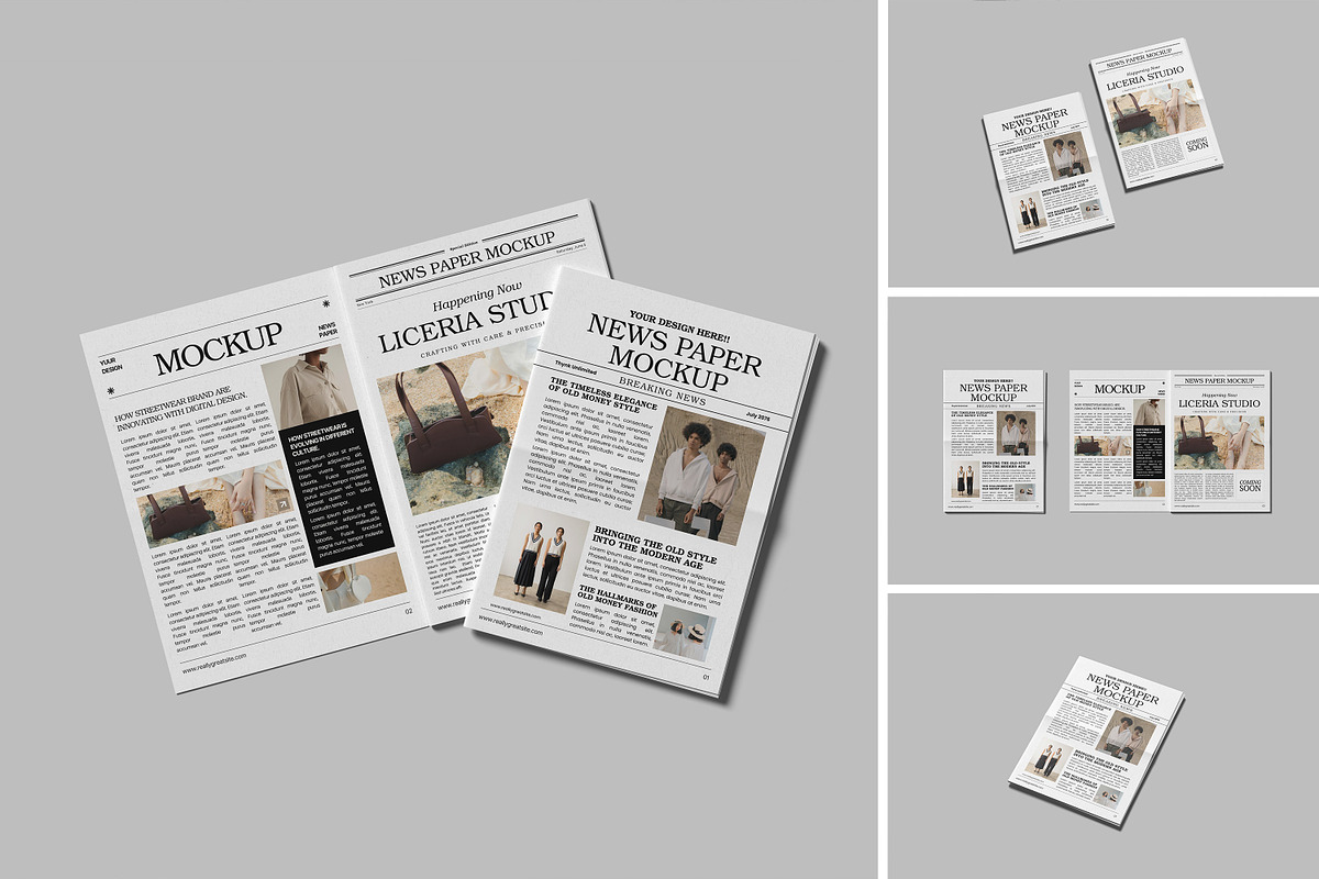 Newspaper Mockup, an Advertising Mockup by graphicsecond (Photo 1 of 5)