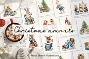 Christmas animals, an Animal Illustration by Mimomy (Thumbnail 1 of 11)
