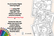 Cute Cozy Animal Friends, an Education Illustration by Bold & Easy Coloring Book (Thumbnail 3 of 3)