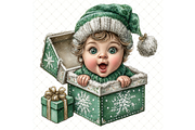 Winter Baby Clipart JPG, a Seasonal Illustration by Memories By Lea (Thumbnail 15 of 20)