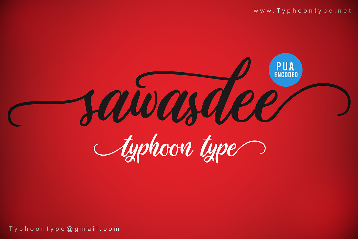 Sawasdee font