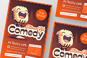 Stand Up Comedy Show Flyer, a Flyer Template by Annora Studio (Thumbnail 5 of 6)
