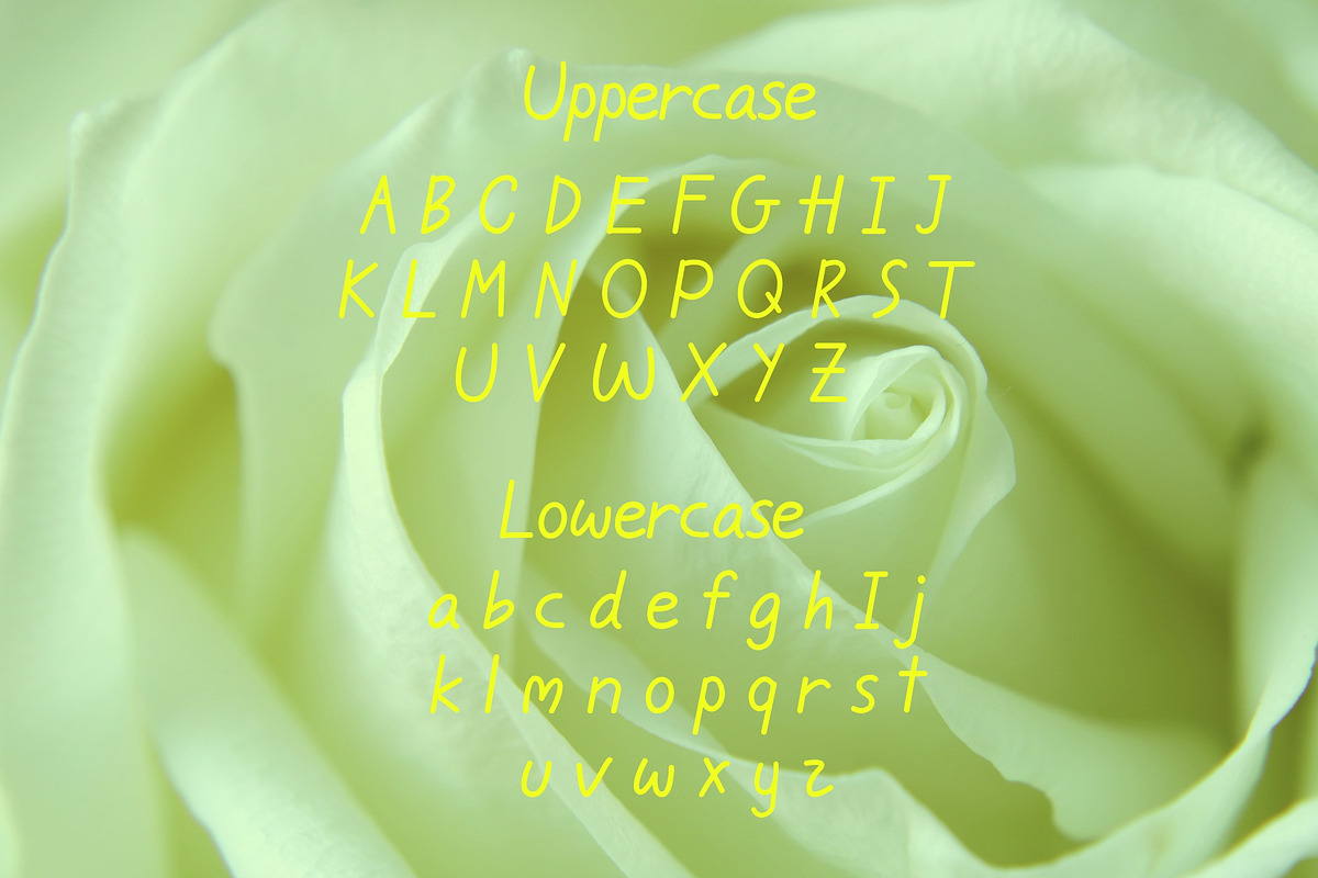 Riyoos Font, a Script Font by atapdesain (Photo 2 of 3)