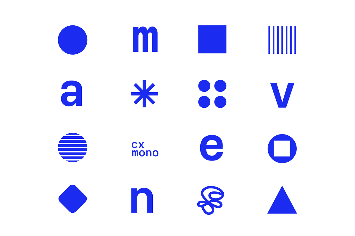 Cx Mono; 12 Fixed Width Fonts, a Sans Serif Font by Eko Bimantara (Photo 3 of 13)