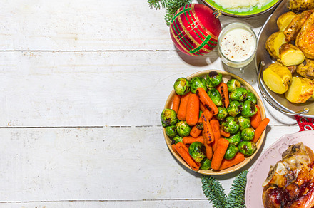 Festive Christmas dinner table, a Food & Drink Photo by Rimma