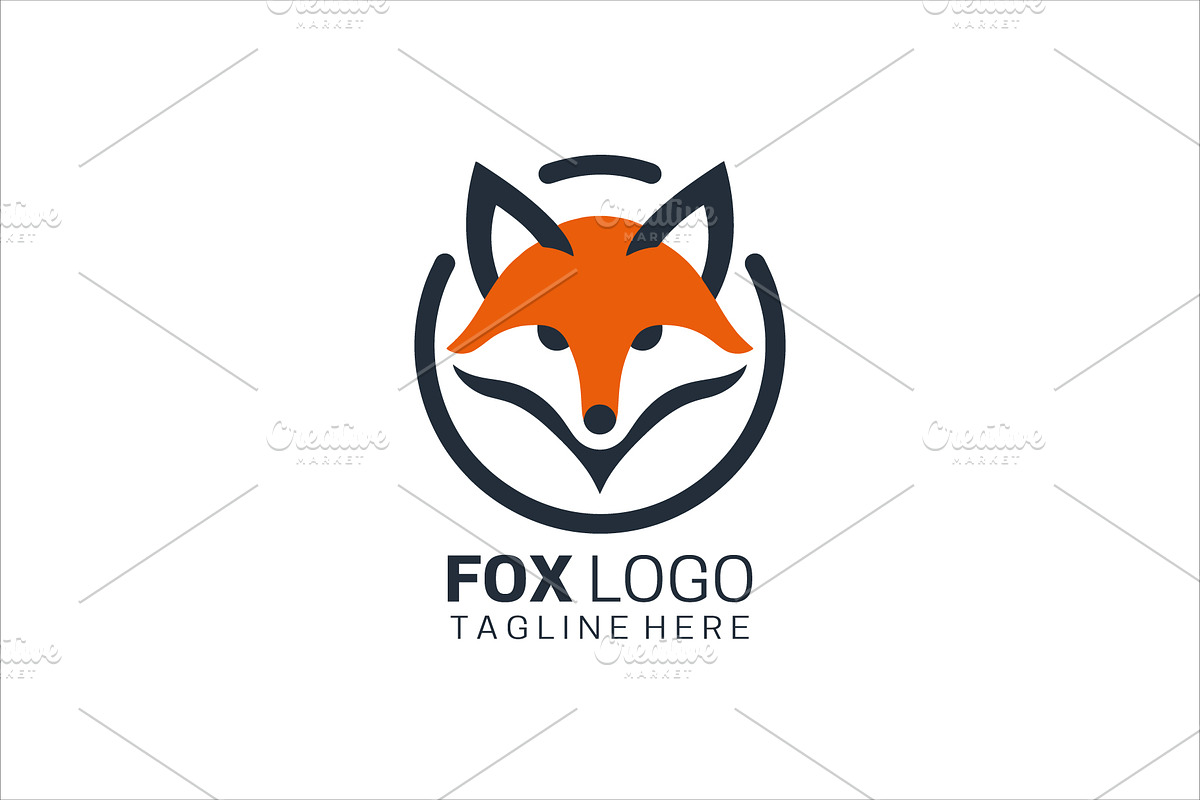 Fox Head Logo Design, a Branding & Logo Template by Vectorium Studio