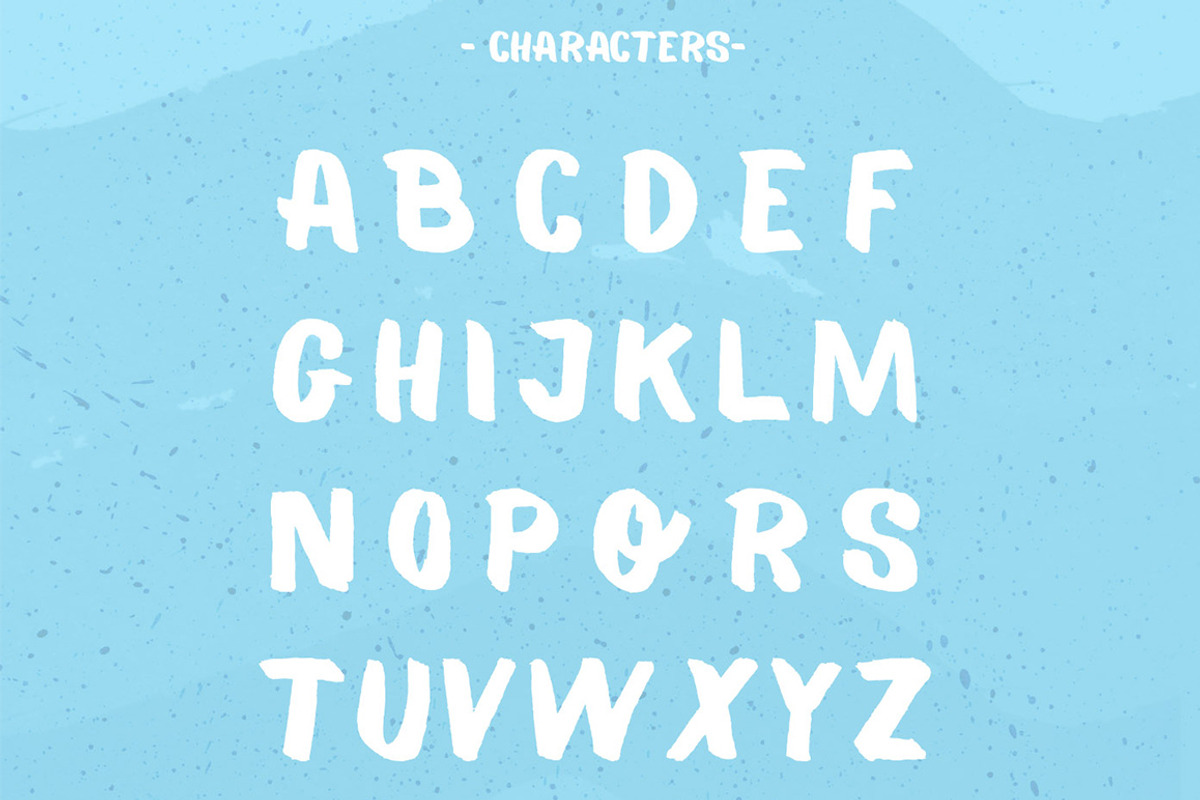 Balmy Brush Font preview 2