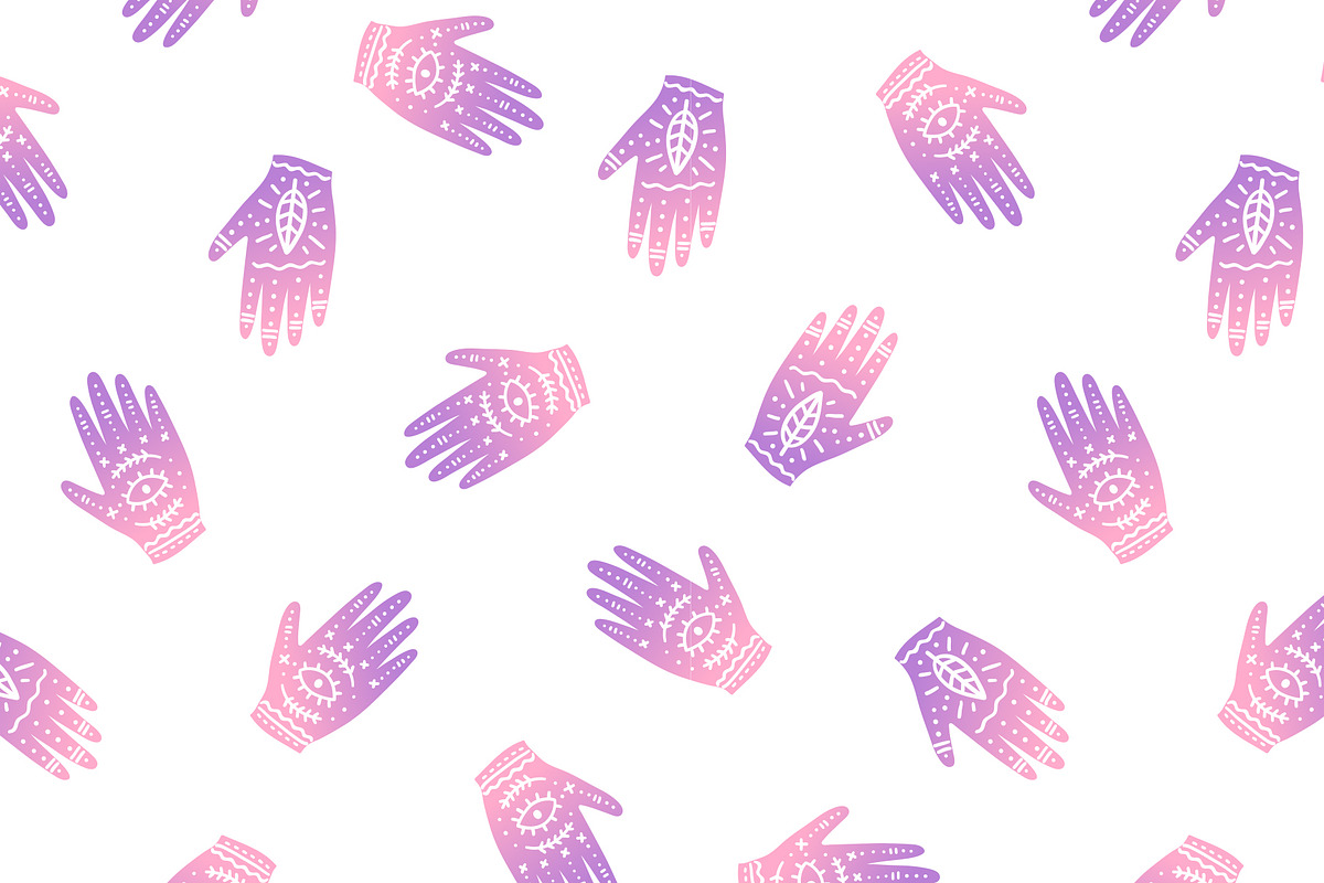 Magic hands and crystals set, an Object Graphic by kondratya (Photo 7 of 9)
