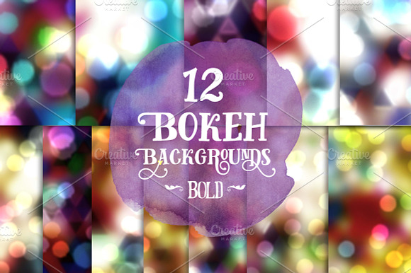 Bold Bokeh Paper