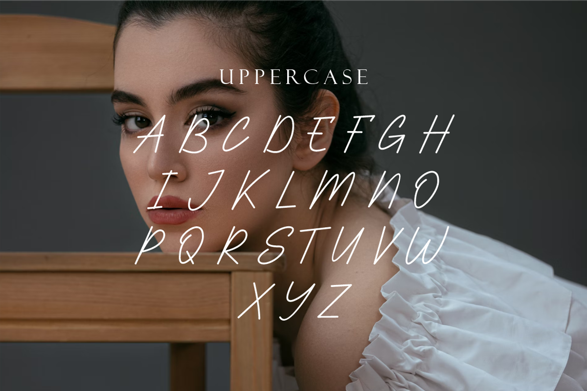 Attenia Athos Handwritten Font., a Handwritten Font by VectorCraft (Photo 4 of 6)