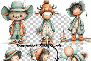 Whimsical Summer Woodland Animals, an Illustration by one-touch (Thumbnail 7 of 13)