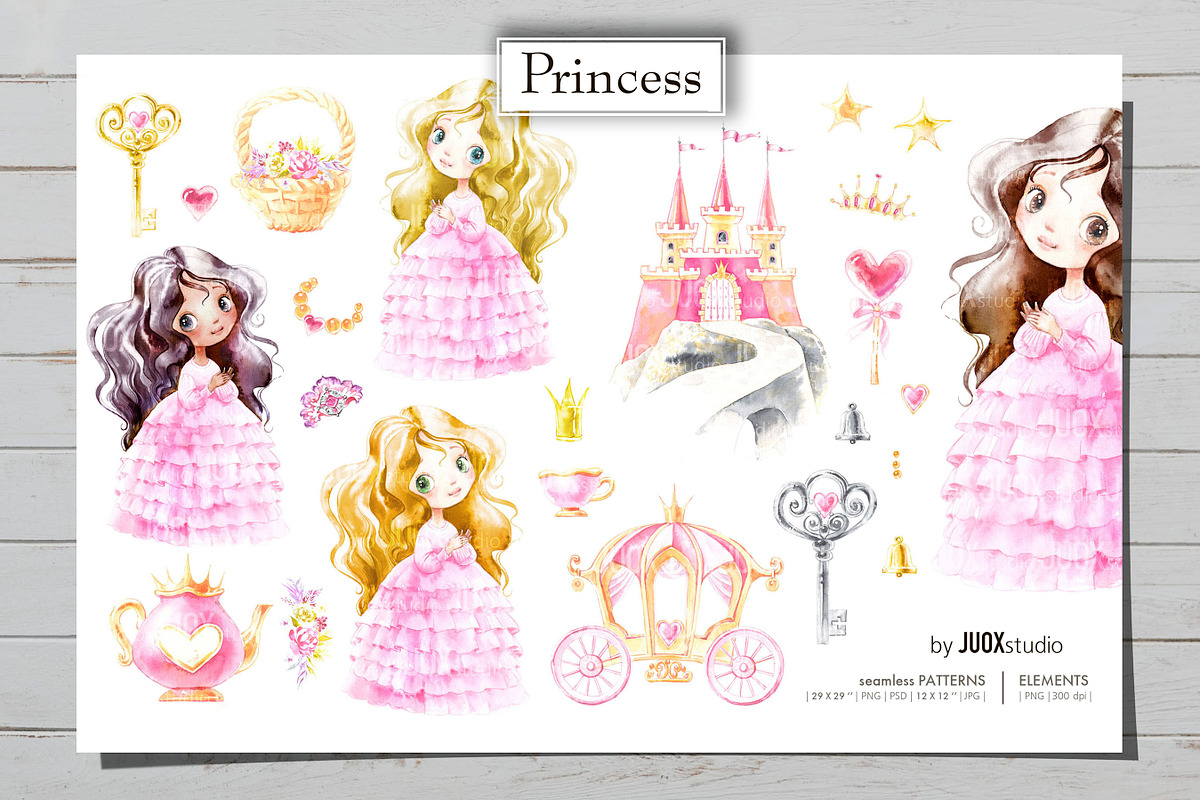 PRINCESS patterns & elements