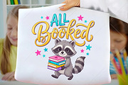 Cute Raccoon School PNG, a Seasonal Illustration by Canvas Craft (Thumbnail 1 of 5)