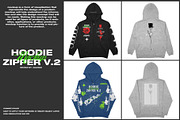 Hoodie Zipper V.2 - Mockup, a Hoody Mockup by DaldSgh (Thumbnail 1 of 15)