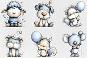 Quirky Happy New Year Animal Clipart, a Seasonal Illustration by Rose Art (Thumbnail 2 of 7)