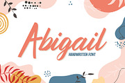 Abigail - Handwritten Font, a Handwritten Font by Alphaleonis_std (Thumbnail 1 of 6)