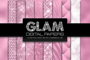 Glam Digital Papers Design Textures