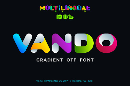 Vando Color OTF Font, a Symbol Font by Sentavio