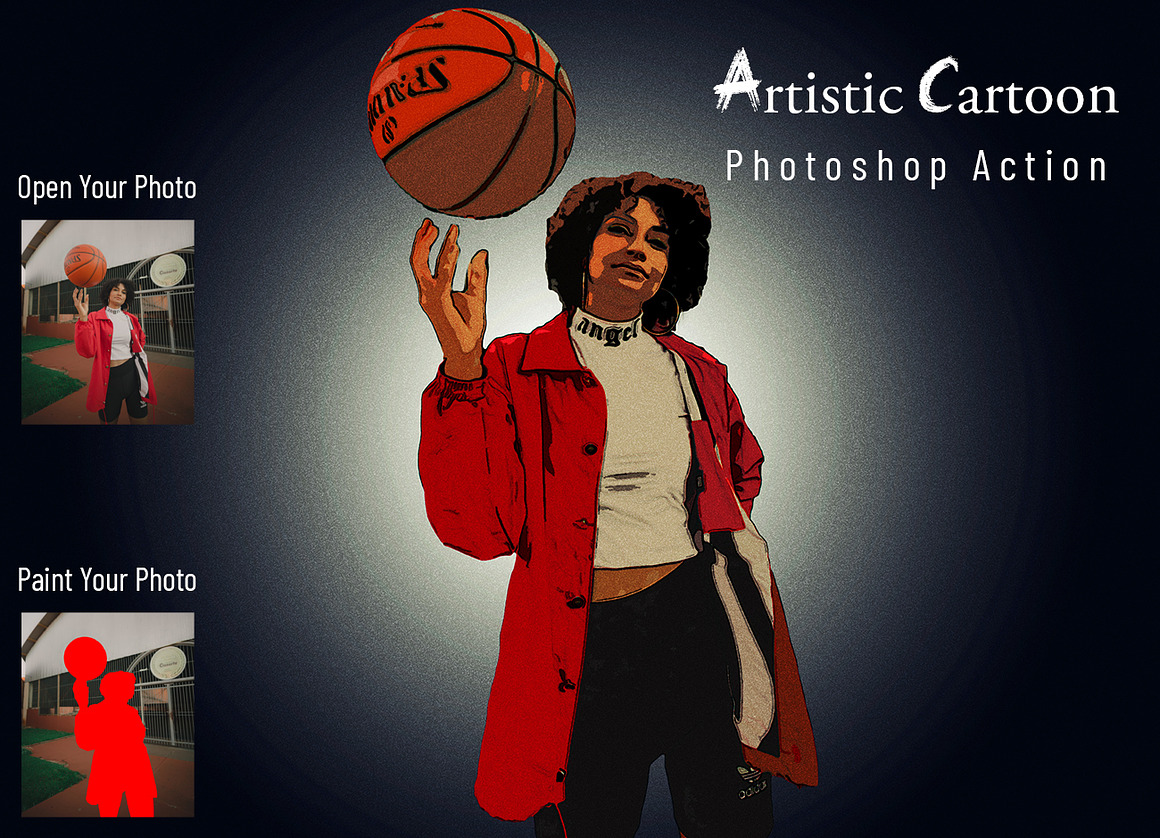 Cartoon Photoshop Action Bundle, an Action Add-On by Studio Retouch (Photo 14 of 22)