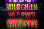 Glossy Rave Styles for Photoshop, a Layer Style Add-On by One-Click Slick (Thumbnail 4 of 5)