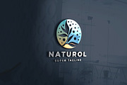 Nature Wellness Round Logo, a Branding & Logo Template by Design_Planet (Thumbnail 1 of 2)