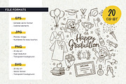 Graduation Party Doodles, an Education Illustration by insemar (Thumbnail 3 of 4)