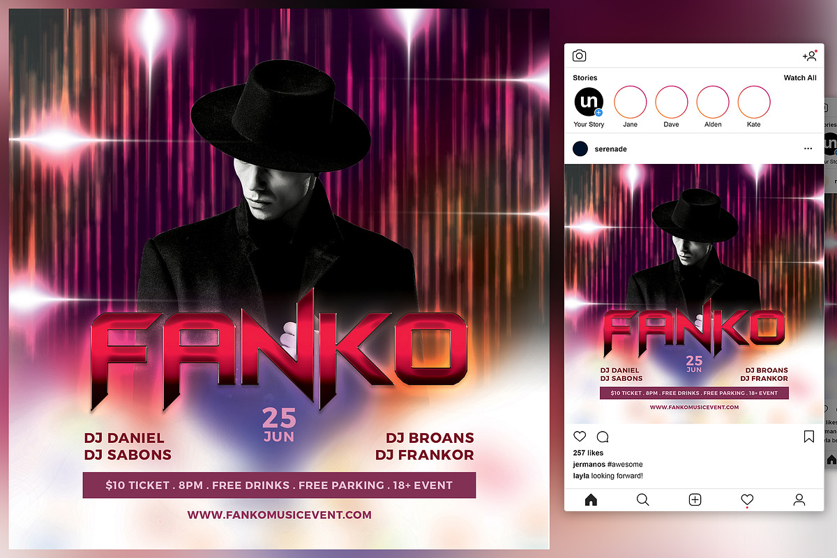DJ Flyer, a Flyer Template by KiraYamato Design Studio