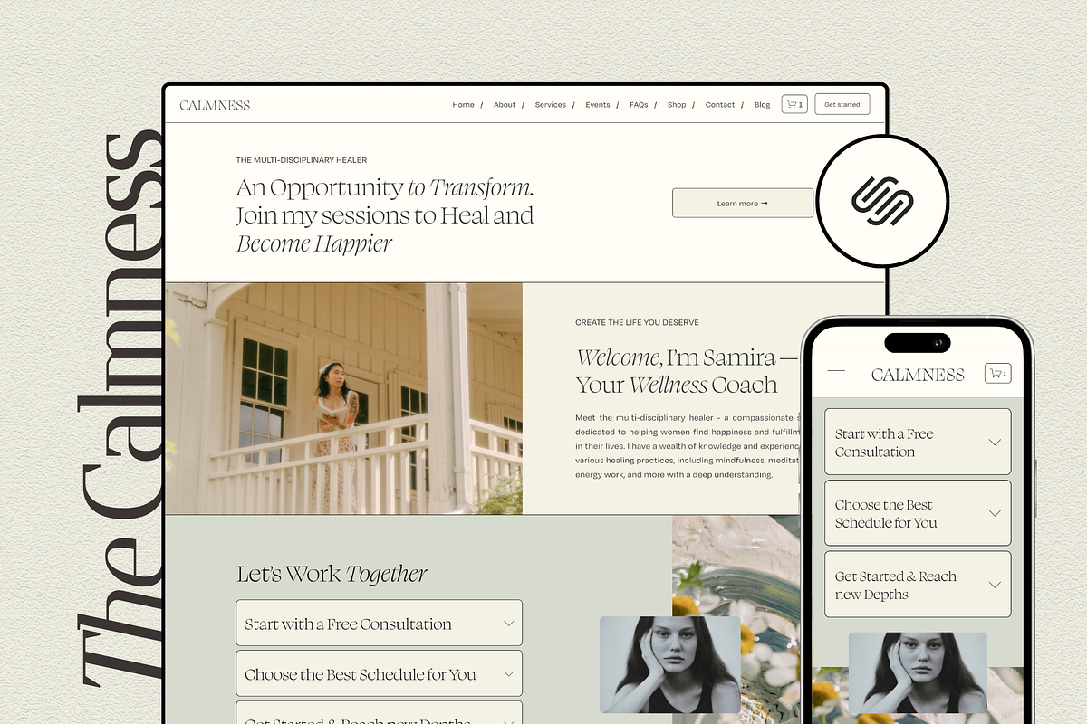 Counselor Squarespace Template, a Squarespace Template by Eden Origin Studio (Photo 1 of 11)
