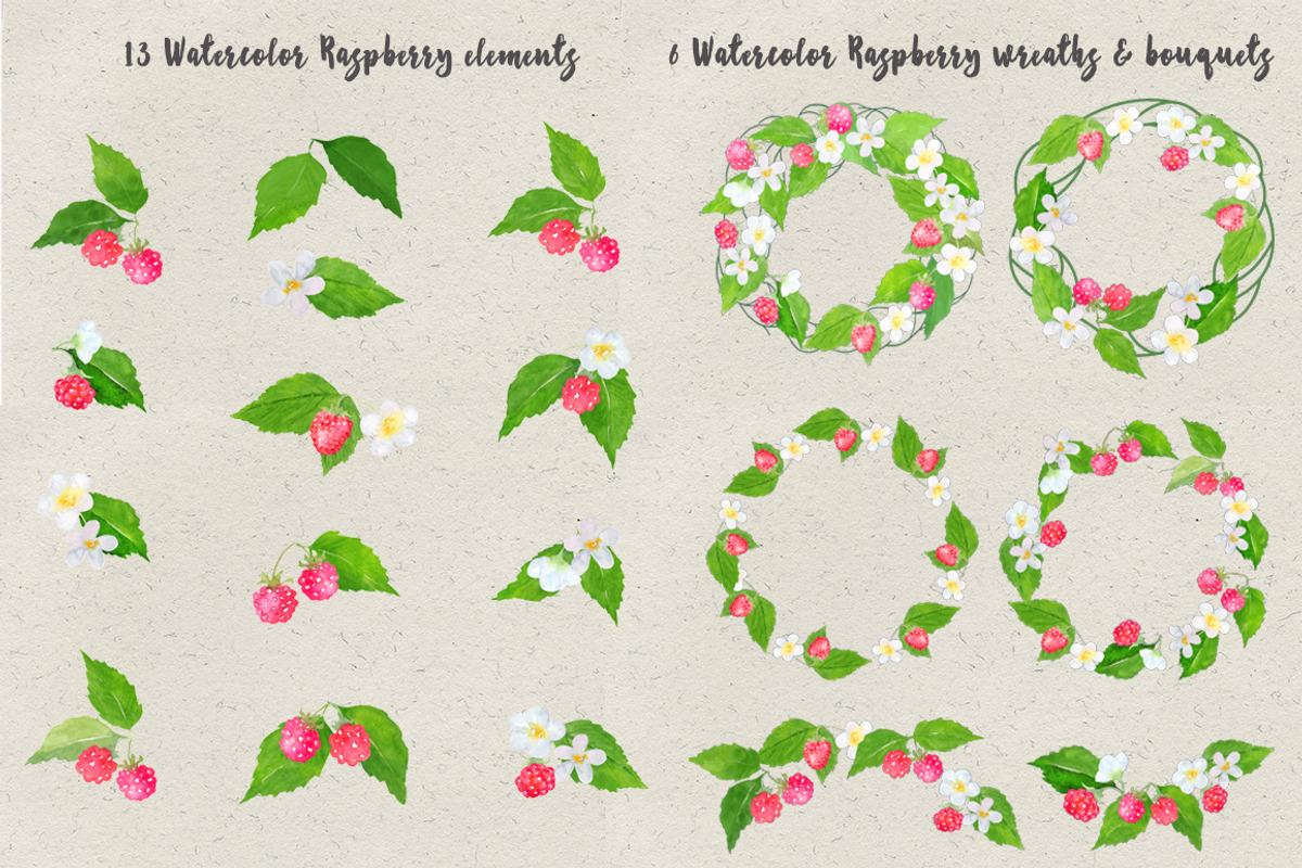 Watercolor Botanical DIY pack, an Illustration by Mockup Up! (Photo 3 of 4)