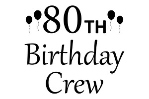 80th birthday crew, an Illustration by Mark1987