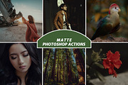 Matte Photoshop Actions, an Action Add-On by Viktor Gjokaj (Thumbnail 1 of 7)