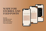 Creamy List Instagram Collection, a Social Media Template by Palm Creatives (Thumbnail 5 of 7)