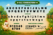 Muddy Boots - Playful Kids Farm Font, a Handwritten Font by overlaytemplates (Thumbnail 4 of 5)