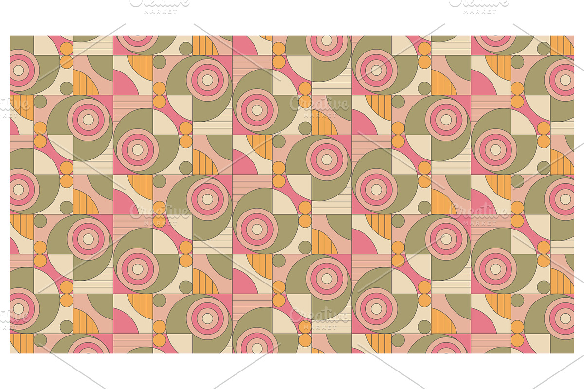 Geometric Seamless Patterns, a Pattern Graphic by Creative Backgrounds (Photo 3 of 8)