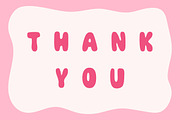 Barbie Love Font, a Font by Fourteen Letter (Thumbnail 6 of 6)