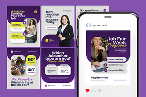 Job Fair Instagram Post Template