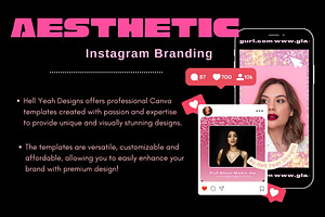 Glam Biz Instagram Post Templates