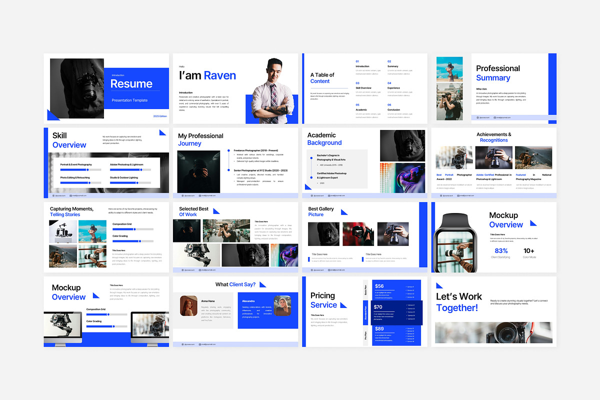 Clean Professional CV Presentation, a Presentation Template by Eklip Studio (Photo 6 of 6)
