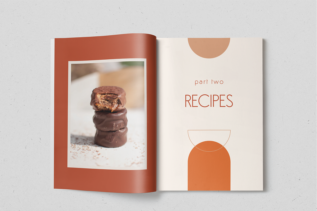 Chocolatier Recipe Book, a Print Template by SonaGeciova (Photo 12 of 25)