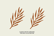Organic Leaves Illustrations, a Texture Illustration by Clint English (Thumbnail 2 of 5)